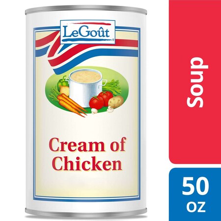 Legout Legout Soups Cream Of Chicken Condensed Canned Soup 50 oz., PK12 3750061963